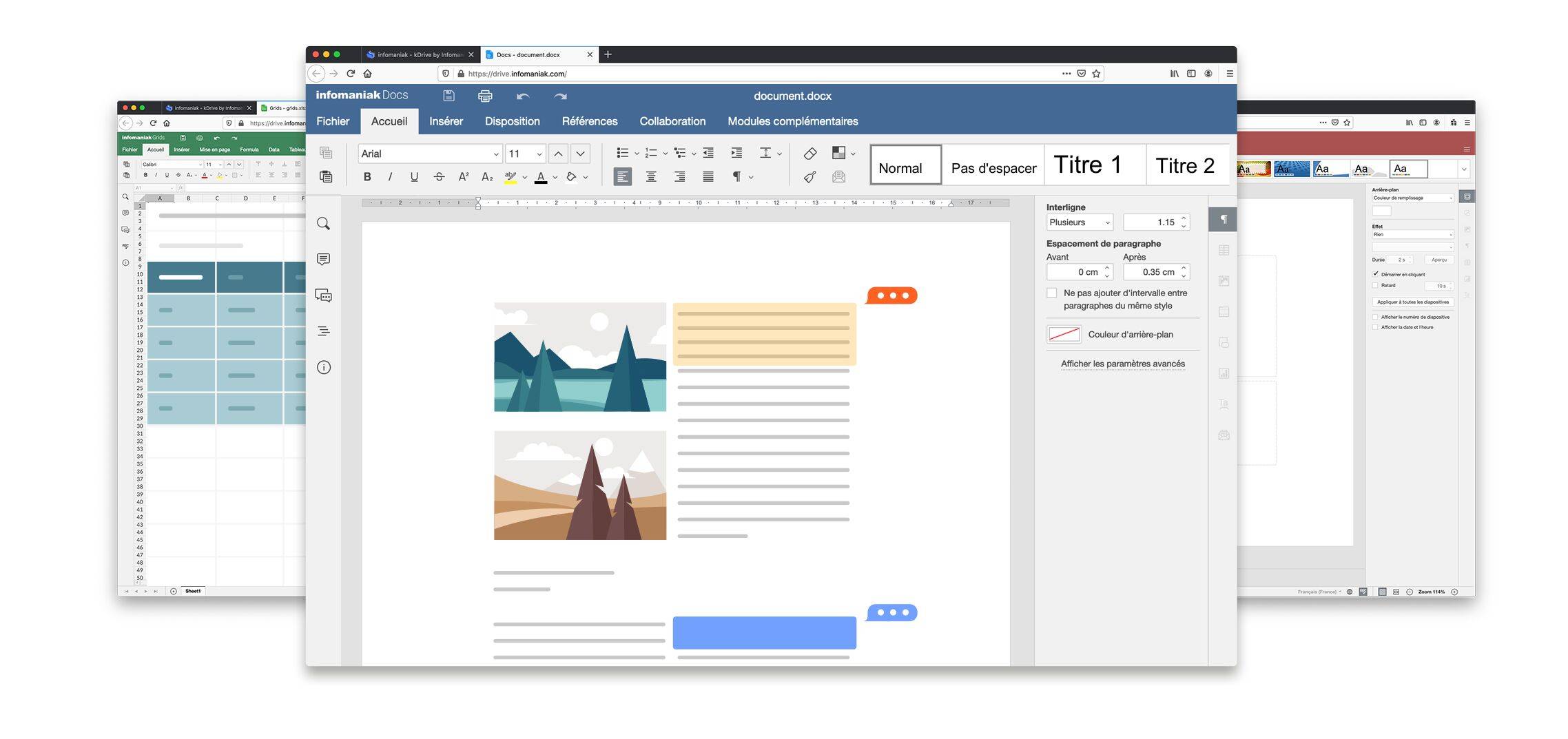 ONLYOFFICE integrates with kDrive: security, collaboration, and more productivity