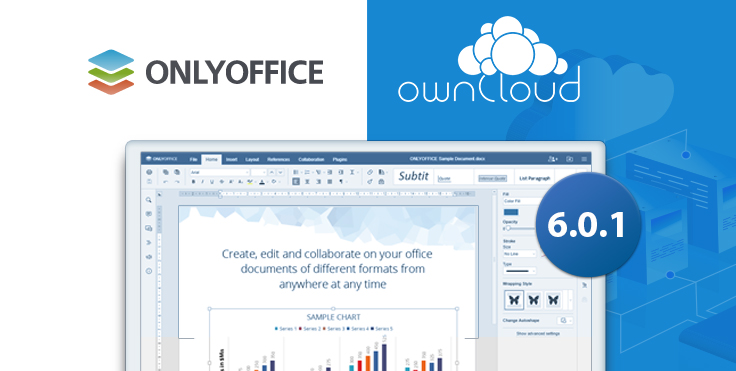 Vollständige Kontrolle über das Speichern von Dokumenten in ownCloud mit ONLYOFFICE Online Editoren