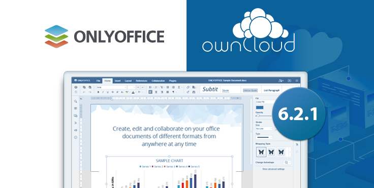 Use Force Save for documents shared between federated ownCloud instances with ONLYOFFICE connector v6.2.1