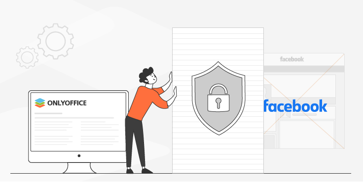 How safe is Facebook integration in ONLYOFFICE Workspace