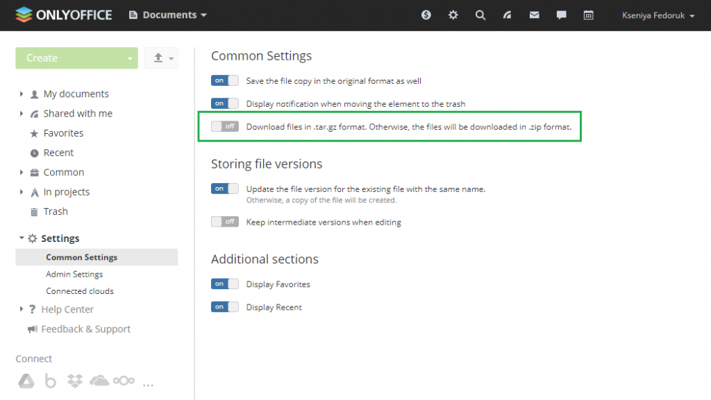 ONLYOFFICE Workspace in the cloud updated | ONLYOFFICE Blog