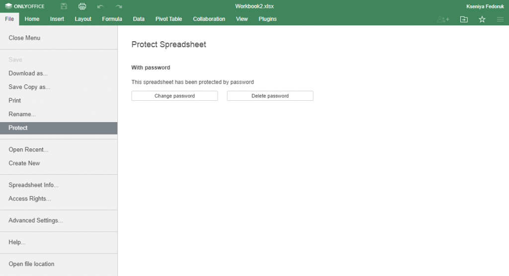 How to password protect an Excel file | ONLYOFFICE Blog