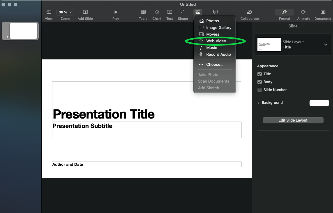 How to embed YouTube video in PowerPoint presentation