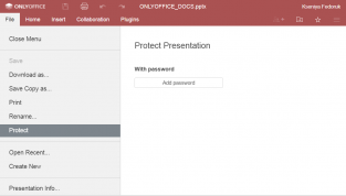 How to password protect a PowerPoint file | ONLYOFFICE Blog