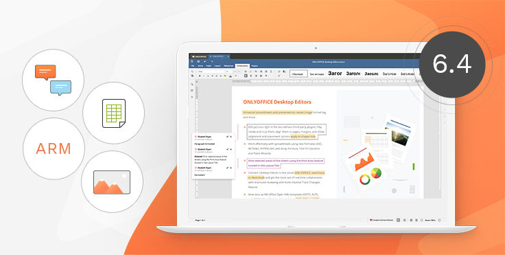Nuova versione 6.4 di ONLYOFFICE Desktop Editors | ONLYOFFICE Blog