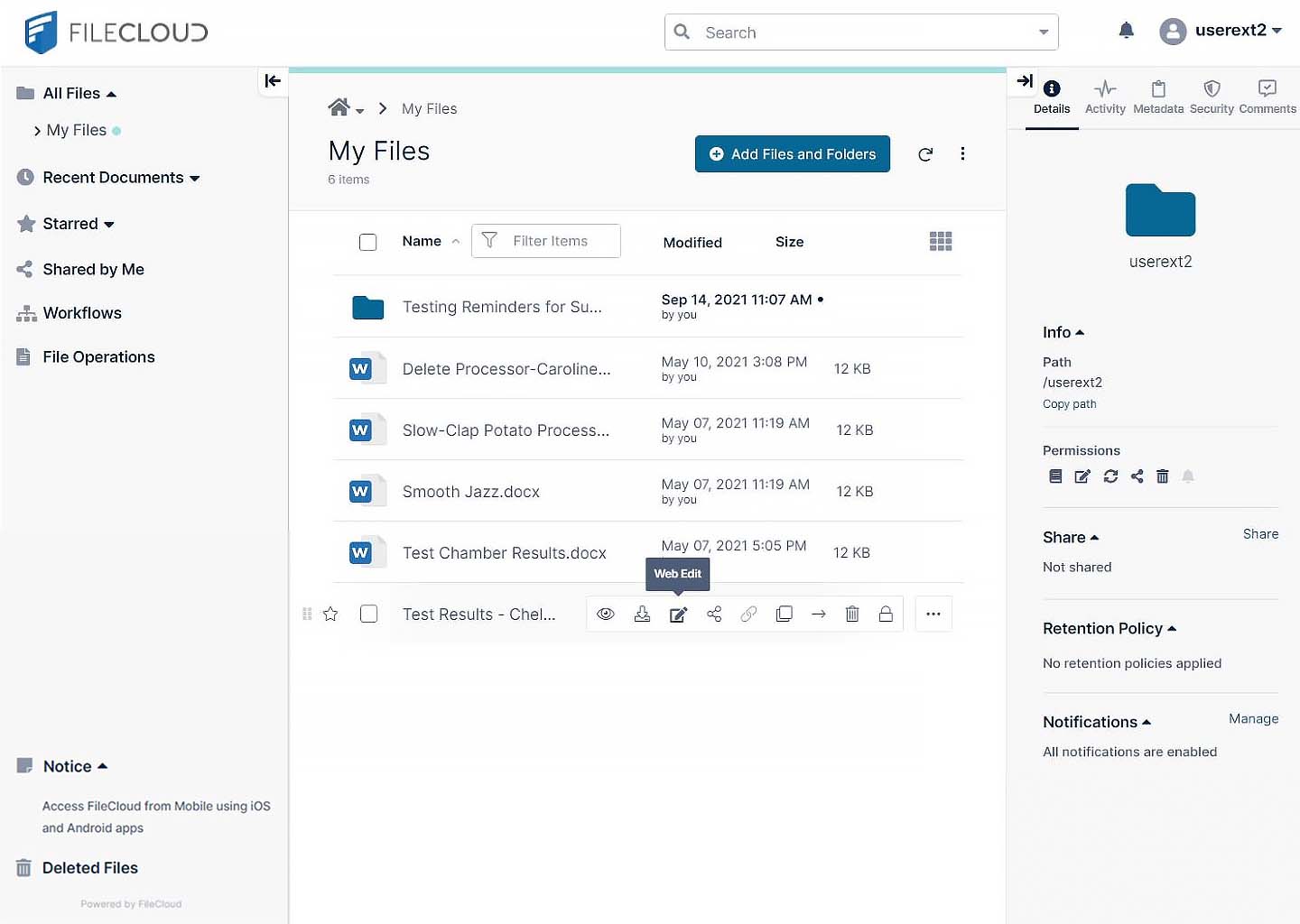 FileCloud integrates ONLYOFFICE Docs via WOPI