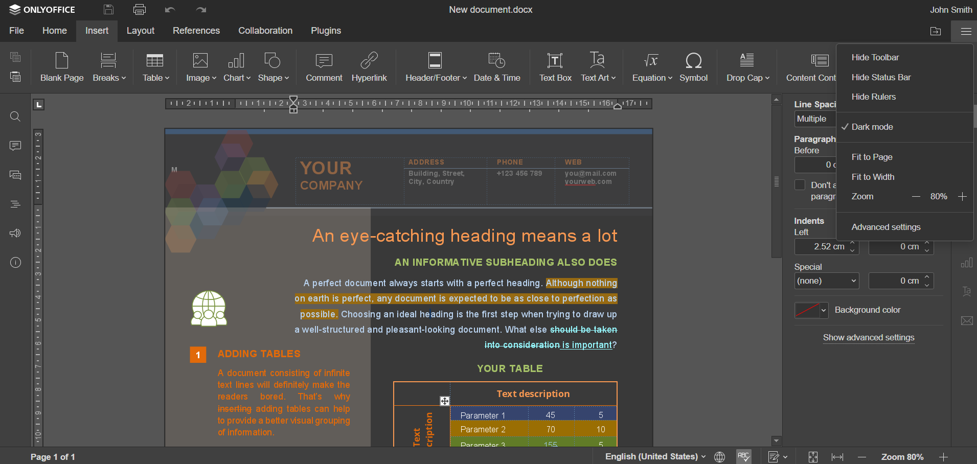 ONLYOFFICE Docs 7.0: online forms, password protection in spreadsheets, collaboration improvements and much more