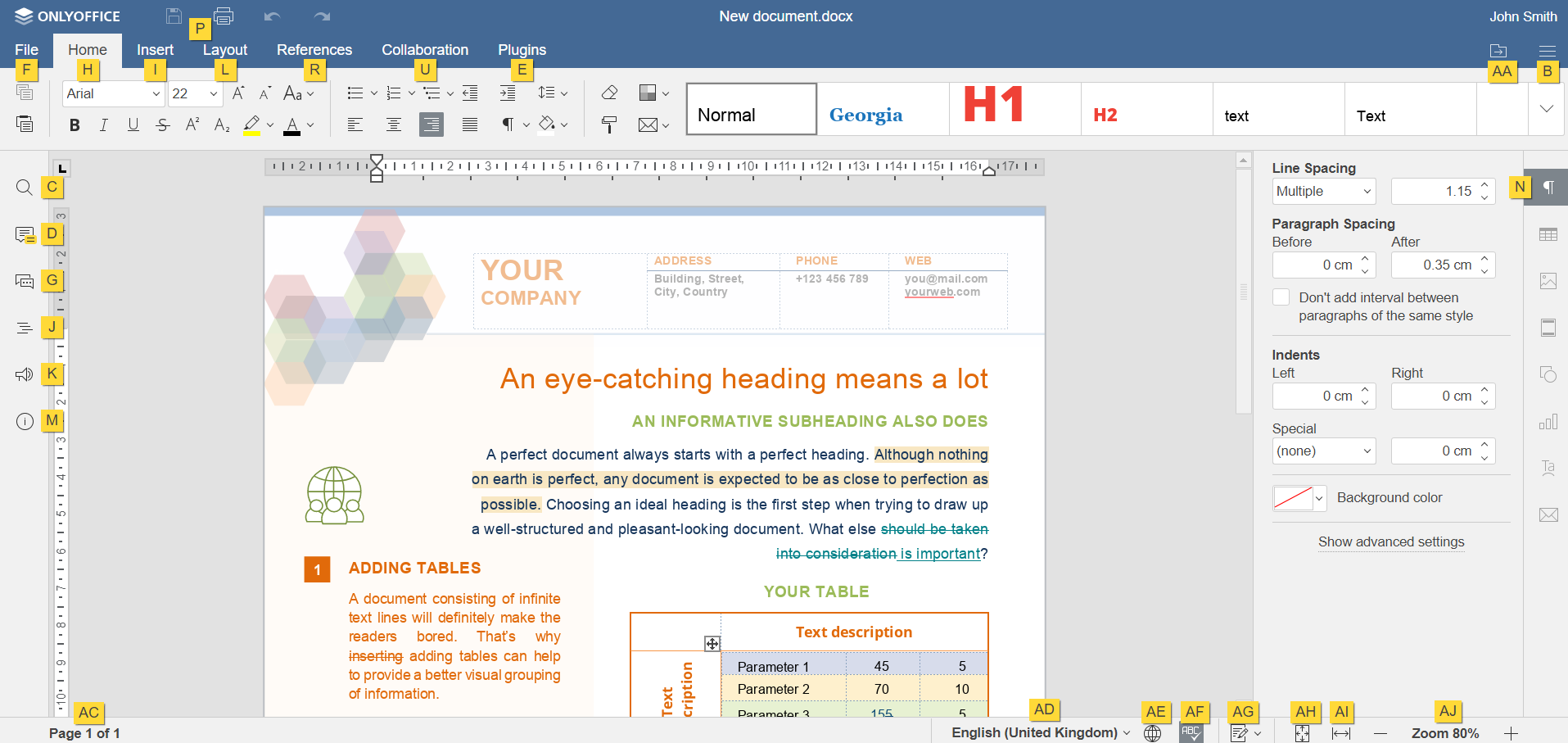 ONLYOFFICE Docs 7.0: formularios en línea, protección con contraseña en las hojas de cálculo, mejoras en la colaboración y mucho más