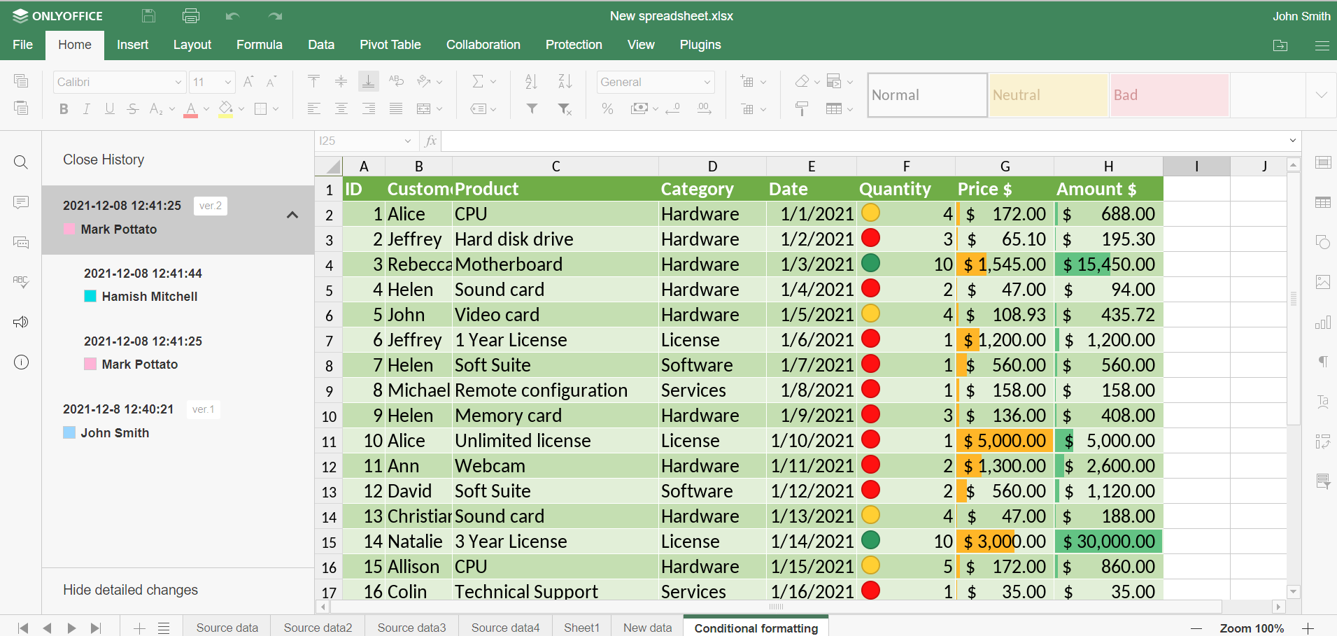 ONLYOFFICE Docs 7.0: online forms, password protection in spreadsheets, collaboration improvements and much more