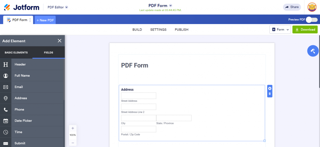 Como criar um formulário PDF preenchível