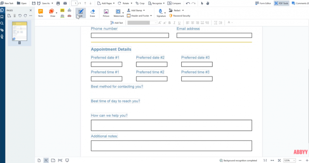 Como criar um formulário PDF preenchível