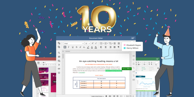 ONLYOFFICE editors: a 10-year journey