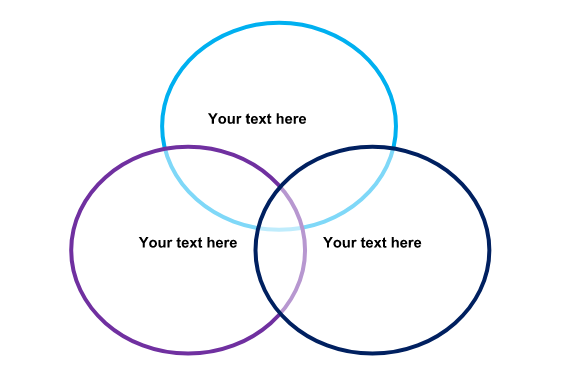 How to make a Venn diagram in Word documents