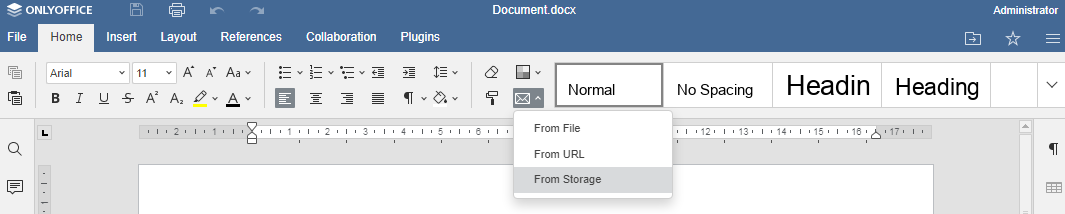 El conector de ONLYOFFICE v.6.0 para Alfresco: historial de versiones, comparación de documentos, combinación de correspondencia y mucho más