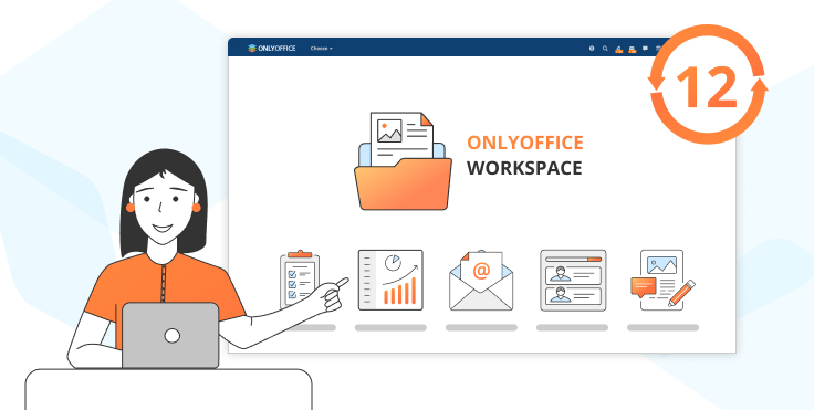 ONLYOFFICE Workspace 12.0 : nouveaux paramètres de partage, IMAP, serveur WebDAV, carnets d’adresses CardDAV, et autres