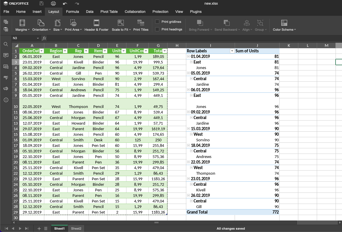 All about print preview in Excel sheets