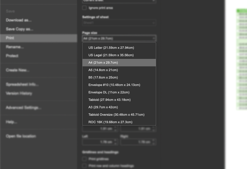All about print preview in Excel sheets