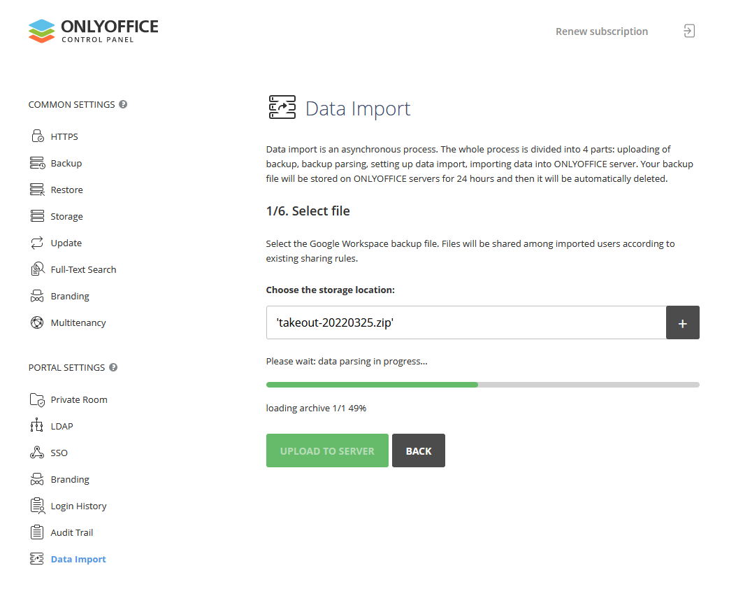 Migración de Google Workspace a ONLYOFFICE: una guía detallada