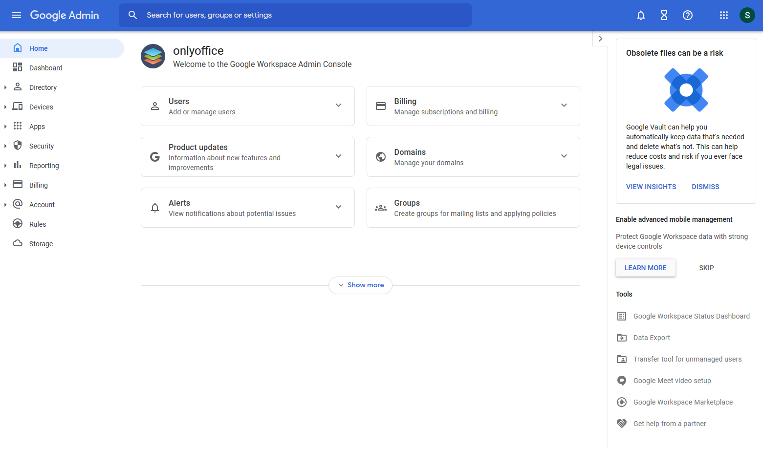 Google Workspace migration to ONLYOFFICE: a big guide