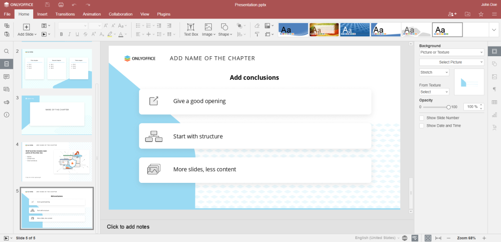 Presentation Complement 7 Συμβουλές για Άψογες Παρουσιάσεις | ONLYOFFICE Blog