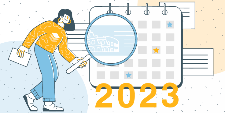 Eventos de inverno na lista do ONLYOFFICE: temporada 2022 e 2023