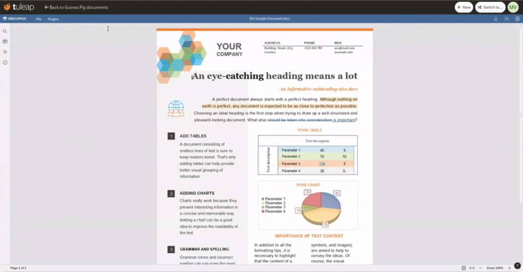Tuleap intègre ONLYOFFICE pour un flux de documents fluide | Blog ...