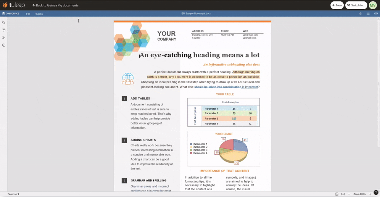 Tuleap integra ONLYOFFICE para garantizar un flujo de trabajo eficaz en su software 