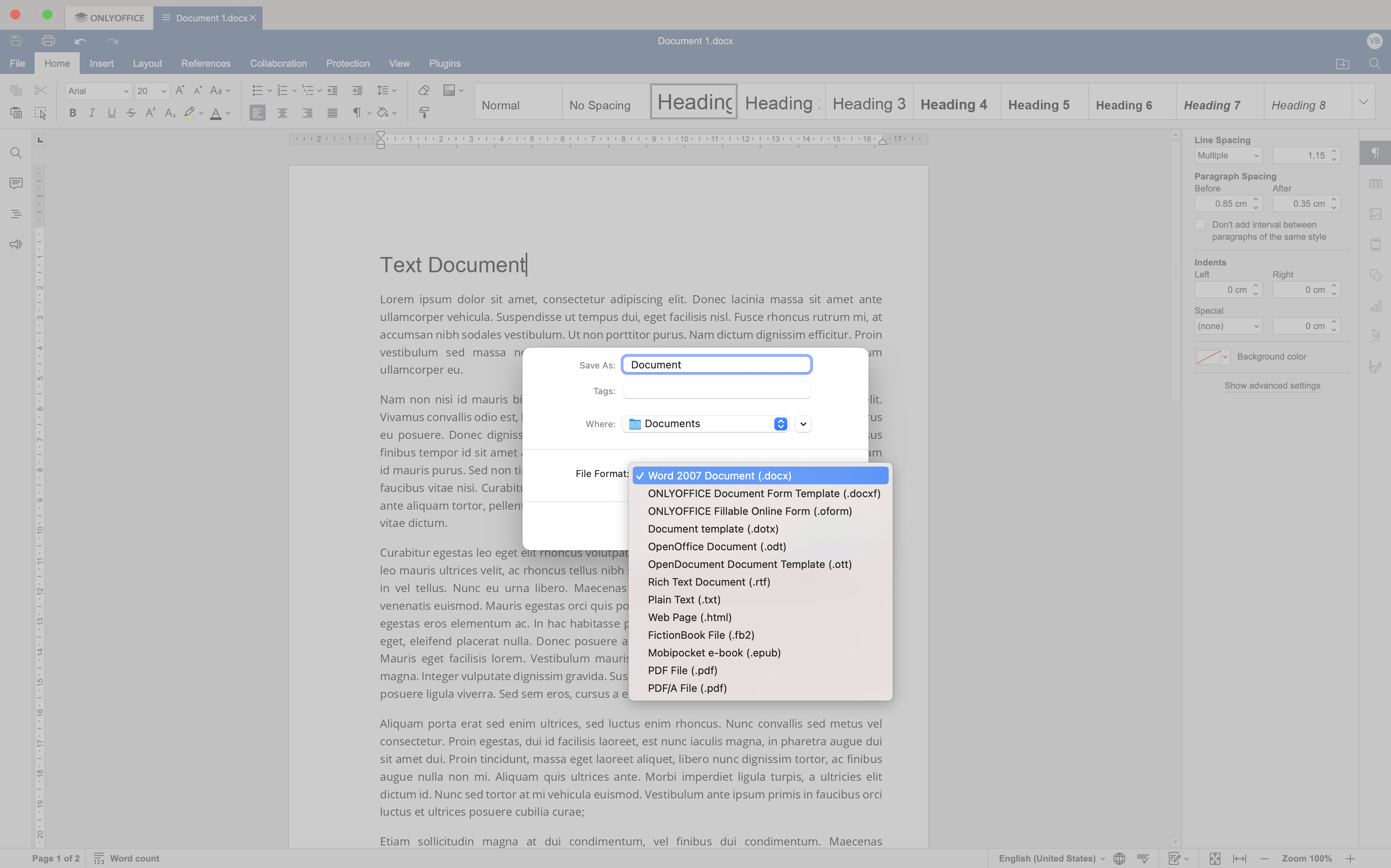 ¿Cómo crear un documento de Word?