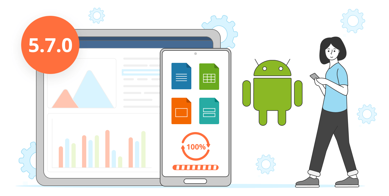 ONLYOFFICE Documents 5.7 for Android: Integration with DocSpace, file sharing, UX and security