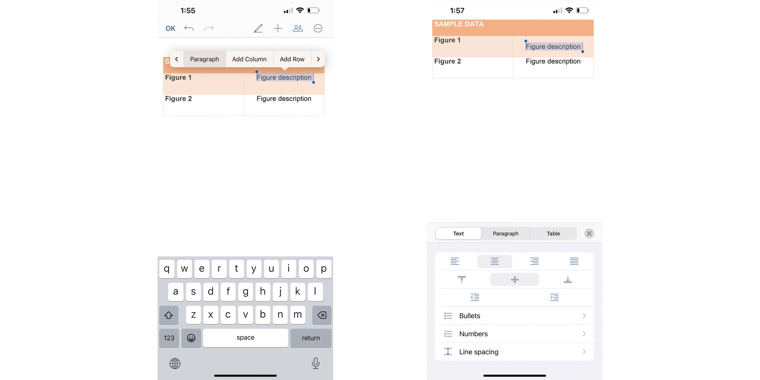 ONLYOFFICE Documents v7.4 para iOS: protección de documentos, menú de cuenta rediseñado y alineación vertical del texto