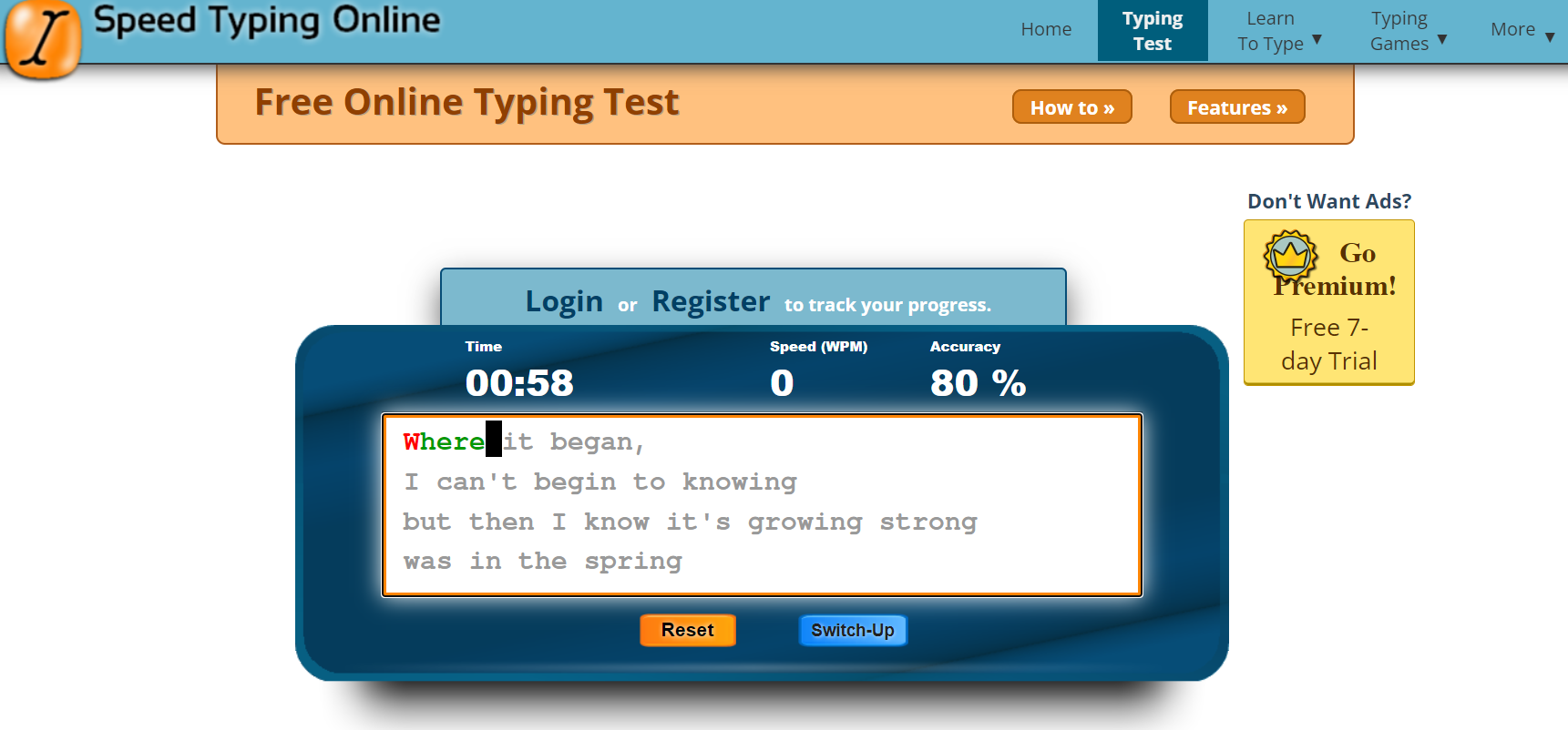 Typing Games - SpeedTypingOnline