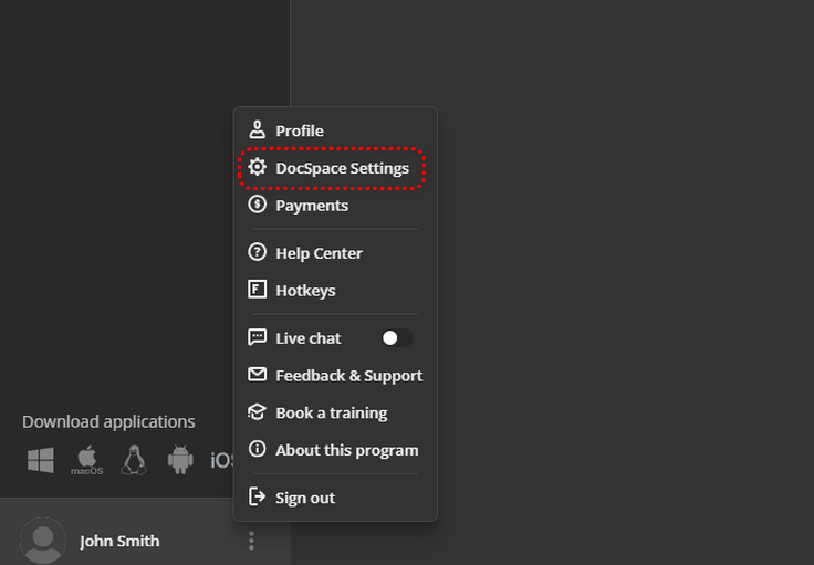 Integrating ONLYOFFICE DocSpace into a Single Page Application