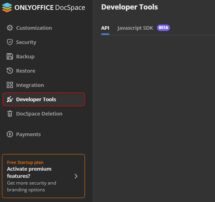 Cómo integrar ONLYOFFICE DocSpace en una aplicación de página única