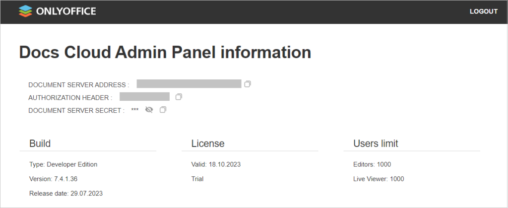 Admin Panel for ONLYOFFICE Docs Cloud is now available | ONLYOFFICE Blog