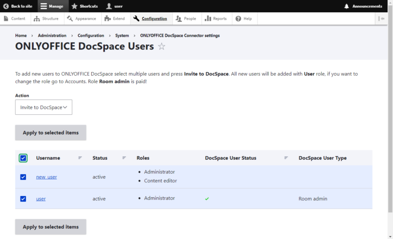 ONLYOFFICE DocSpace app for Drupal | ONLYOFFICE Blog