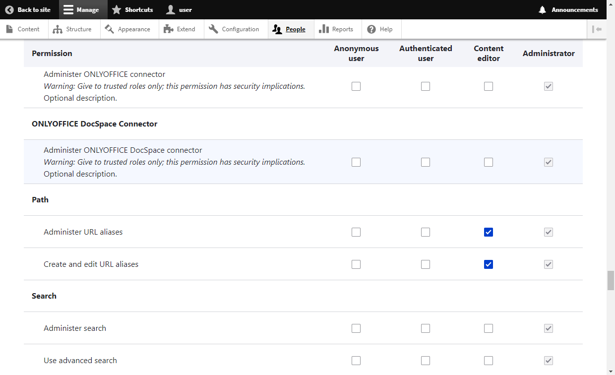 ONLYOFFICE DocSpace app for Drupal released: make office files easily accessible to your website visitors