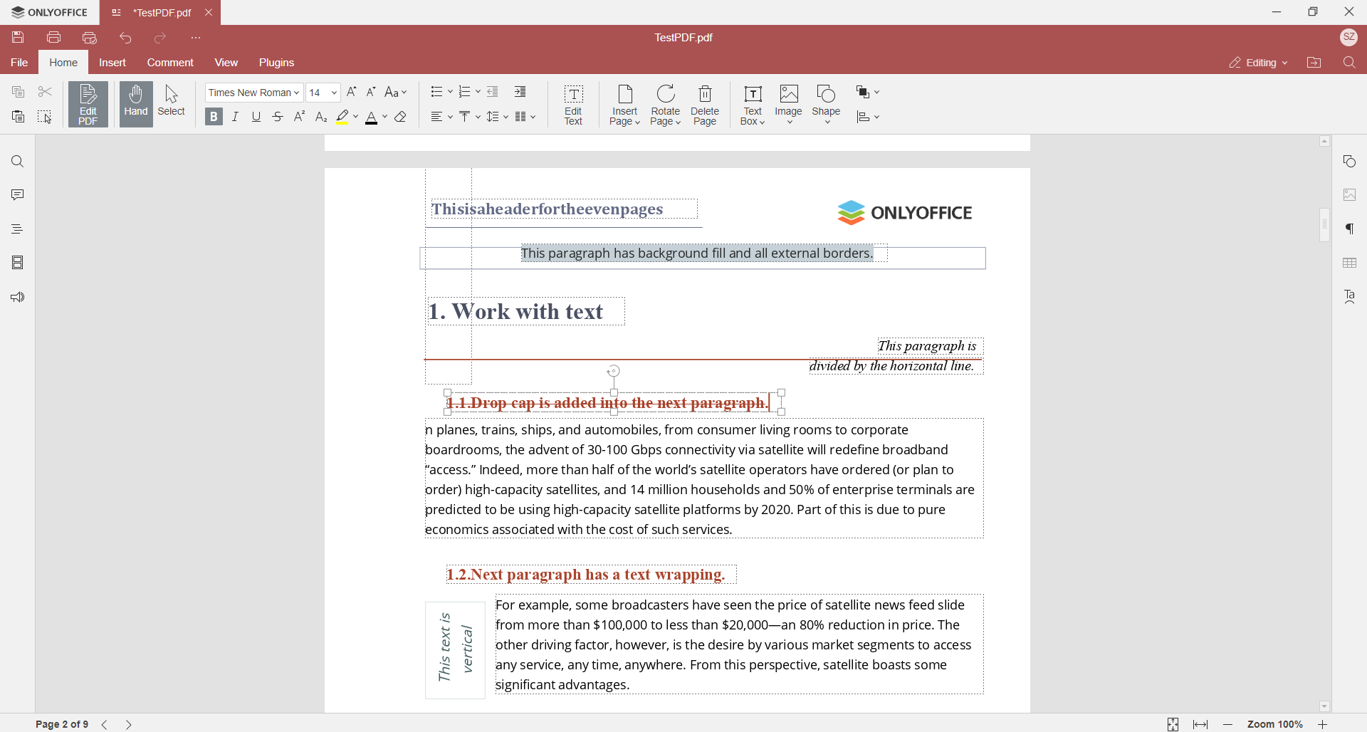 ONLYOFFICE Desktop Editors v8.1: editor PDF avanzado, Patrón de diapositivas, RTL mejorado, nuevas opciones de localización y mucho más