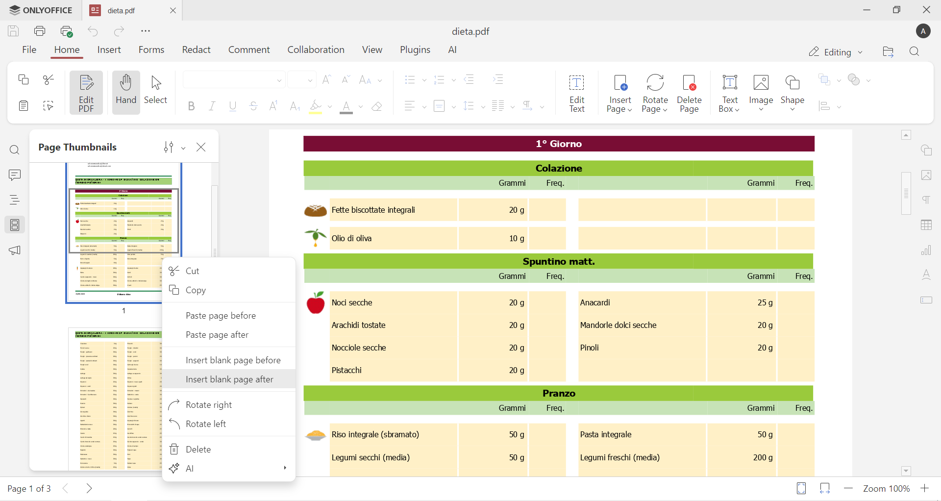 How to add a page to a PDF