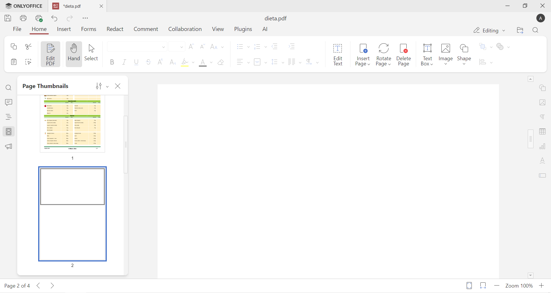 How to add a page to a PDF