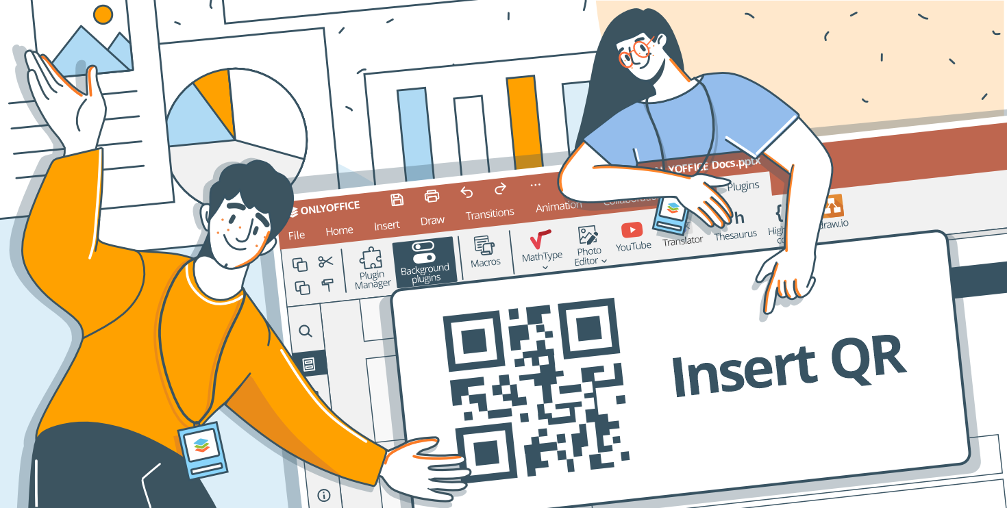 Introducing the QR Generator plugin: Seamlessly customize and insert QR codes in your documents