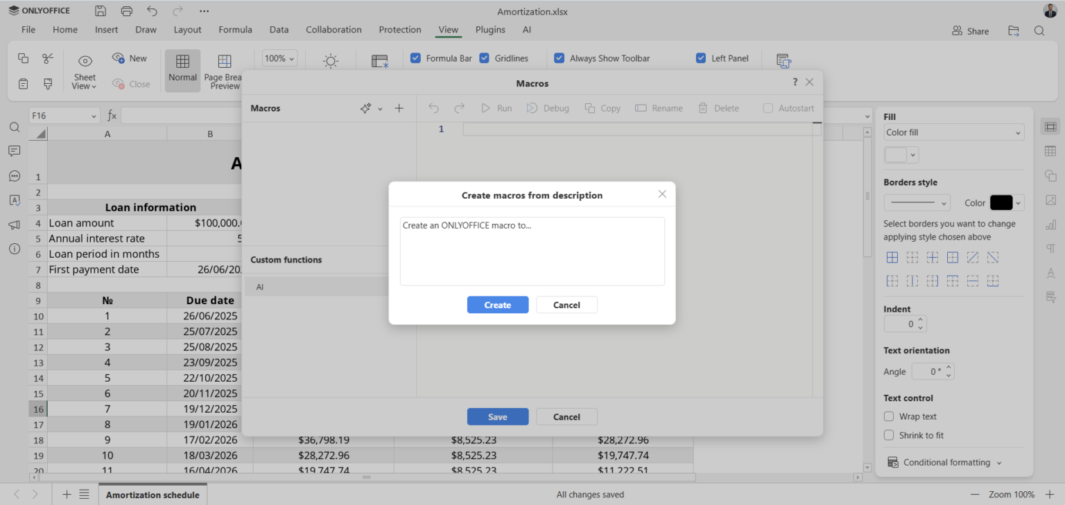 How to use AI in ONLYOFFICE spreadsheets: a quick guide