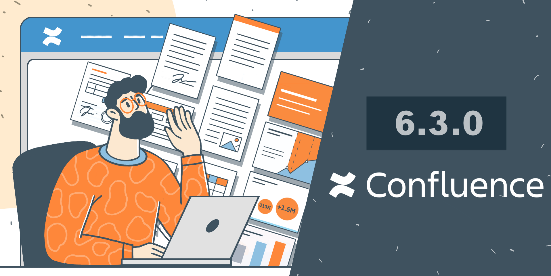 ONLYOFFICE connector v6.3.0 for Confluence: .vsdx, .md, .odg files & security updates