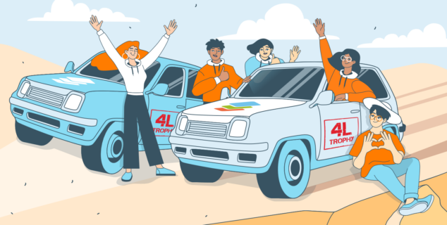 ONLYOFFICE supports team Les Burgondes at 4L Trophy 2026