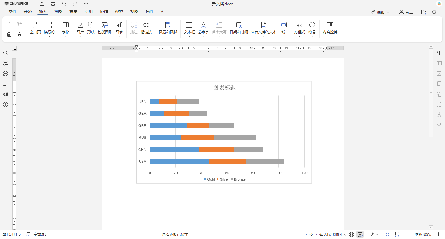 如何在Word文档中制作图表