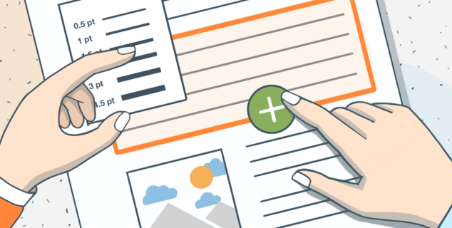 How to add a border in Word document