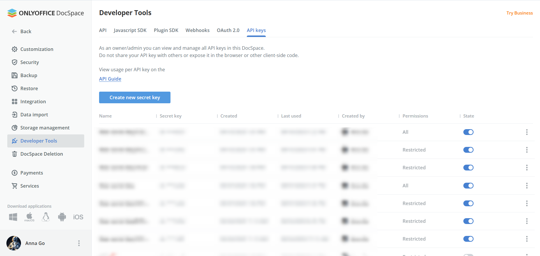 ONLYOFFICE DocSpace app for Pipedrive 1.1.0 released: updated welcome guide, default public rooms, room type selection and more