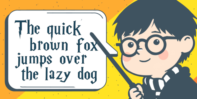 Harry Potter font: where to find and how to use
