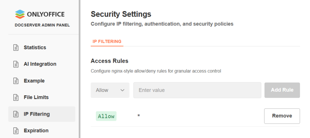ONLYOFFICE Docs 9.1: Introducing the new Admin Panel for enterprises