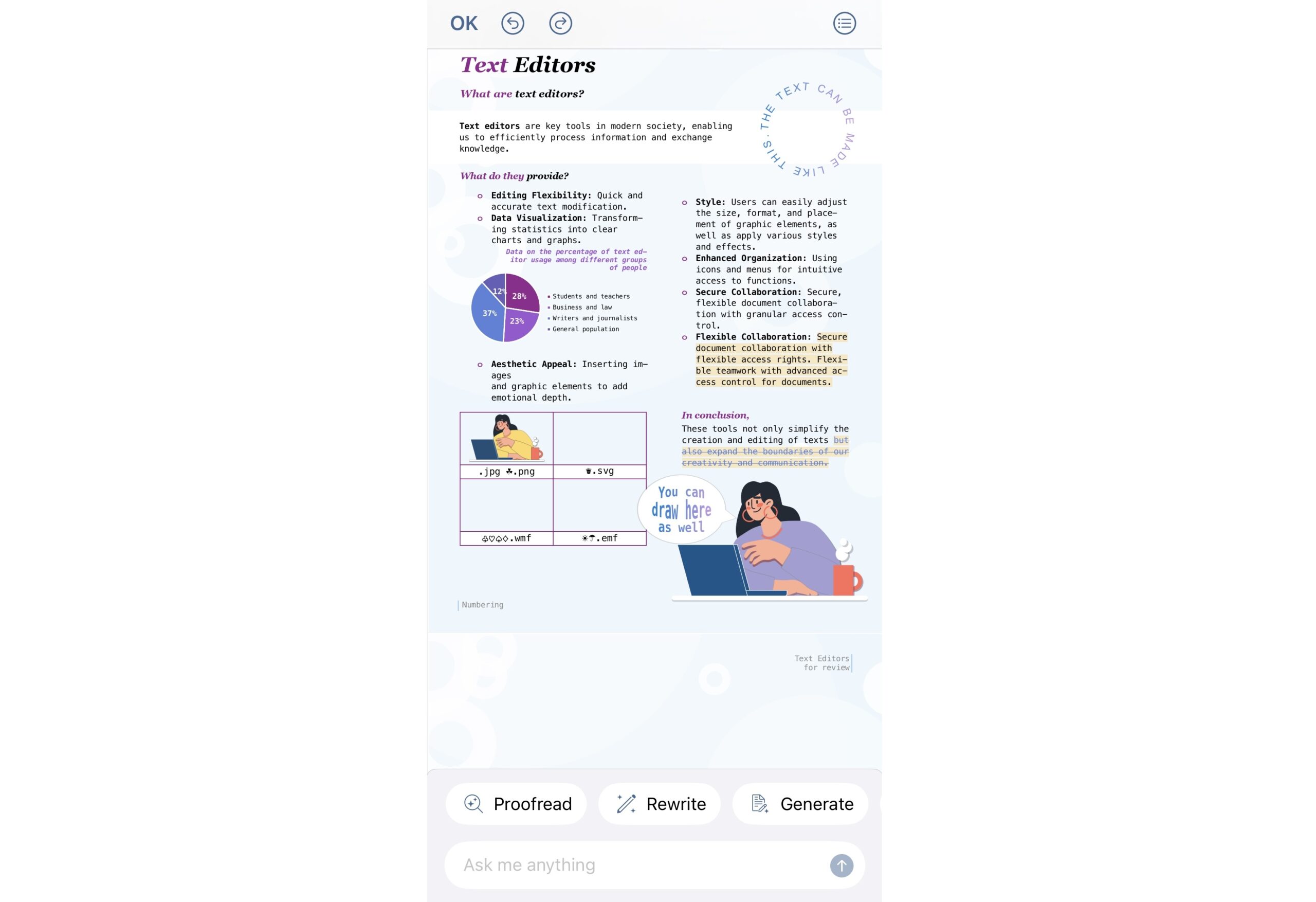 ONLYOFFICE Documents v9.1 for iOS: AI assistant, role-based form filling, RTL text direction, and more