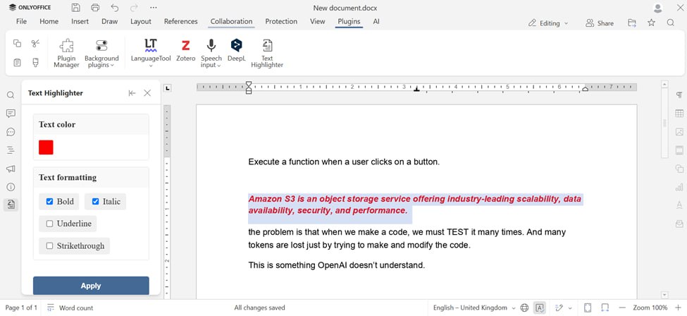 A developer’s guide to ONLYOFFICE style and color APIs